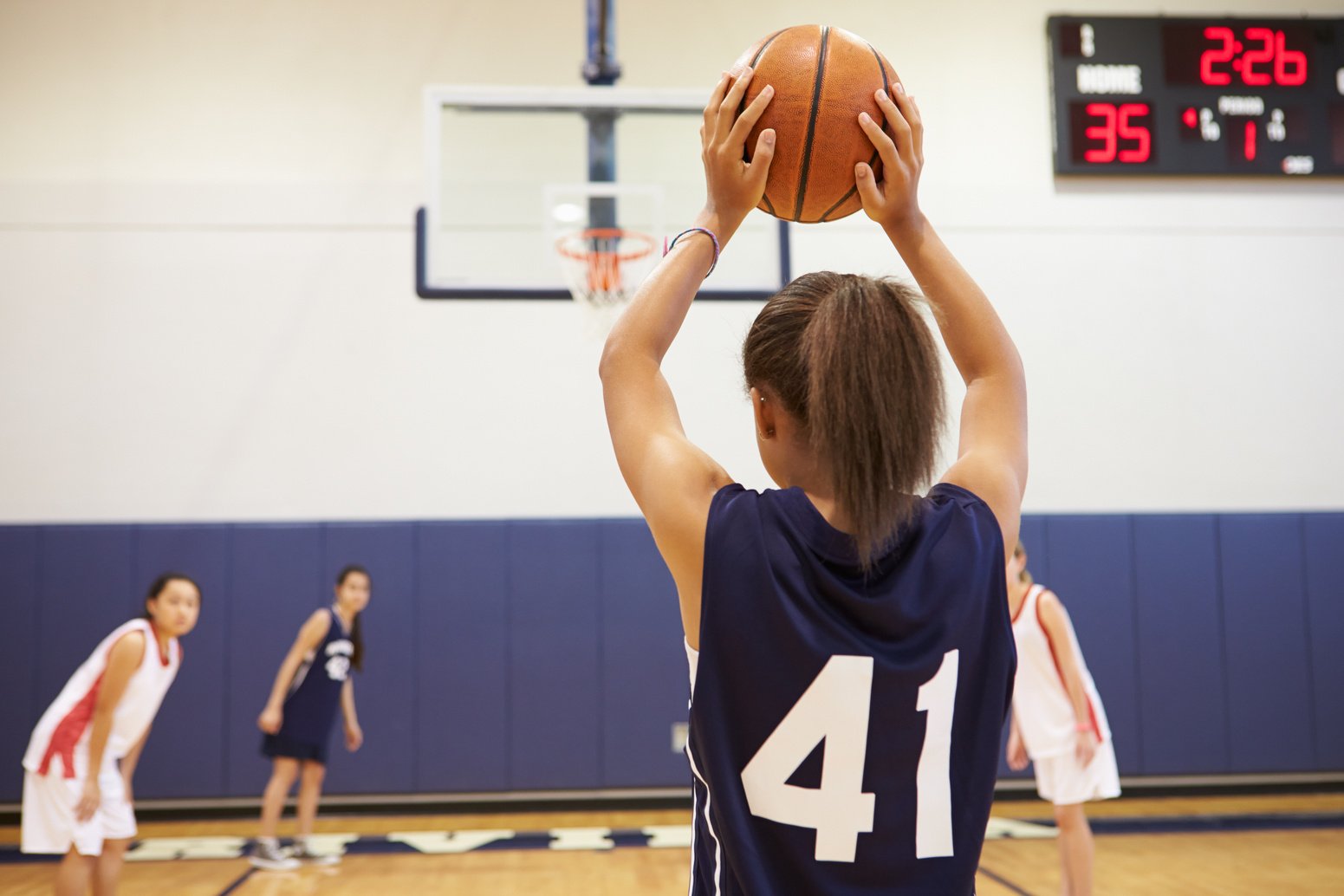 Female High School Basketball Player