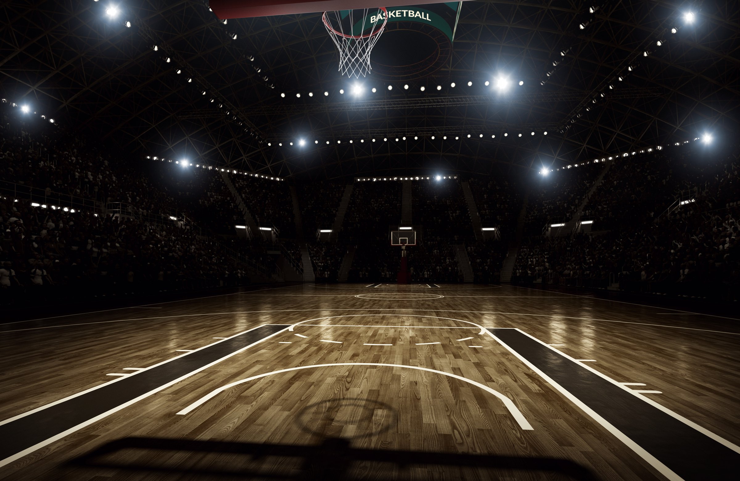 Basketball arena